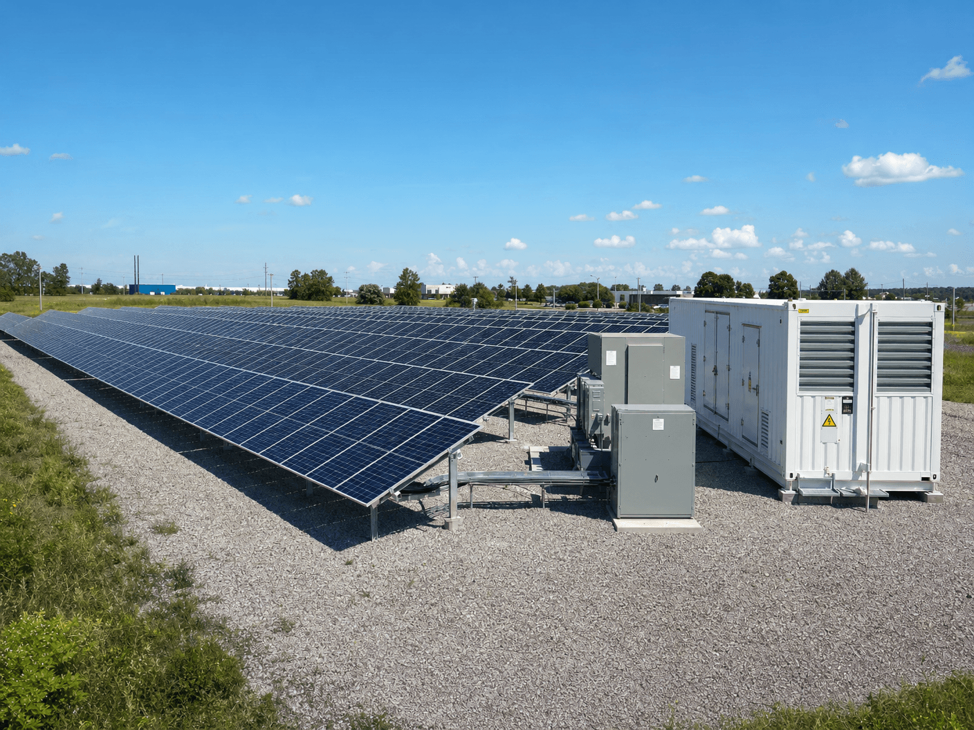 100kW + 200kWh 태양광+저장 상업용 - 하이브리드 TOPCon LFP 시스템